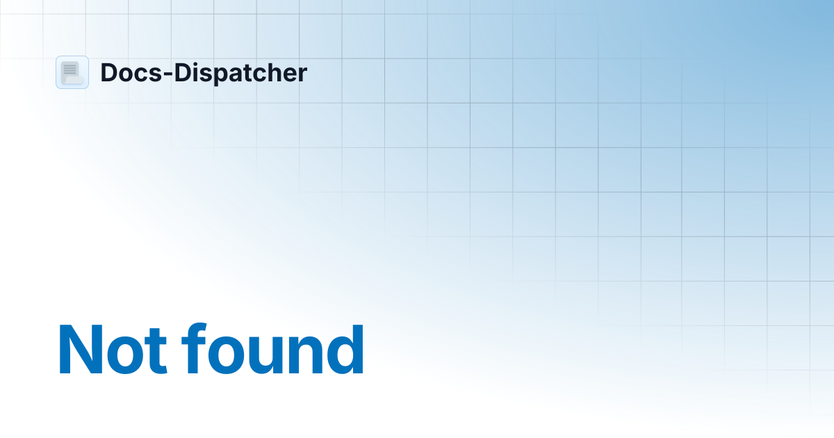 Providers Overview | Docs Dispatcher